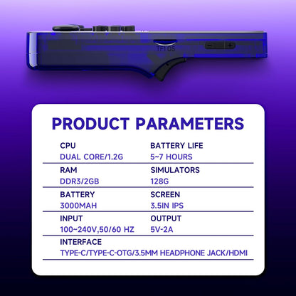3.5" IPS Retro Game Console, Open Source, 128G