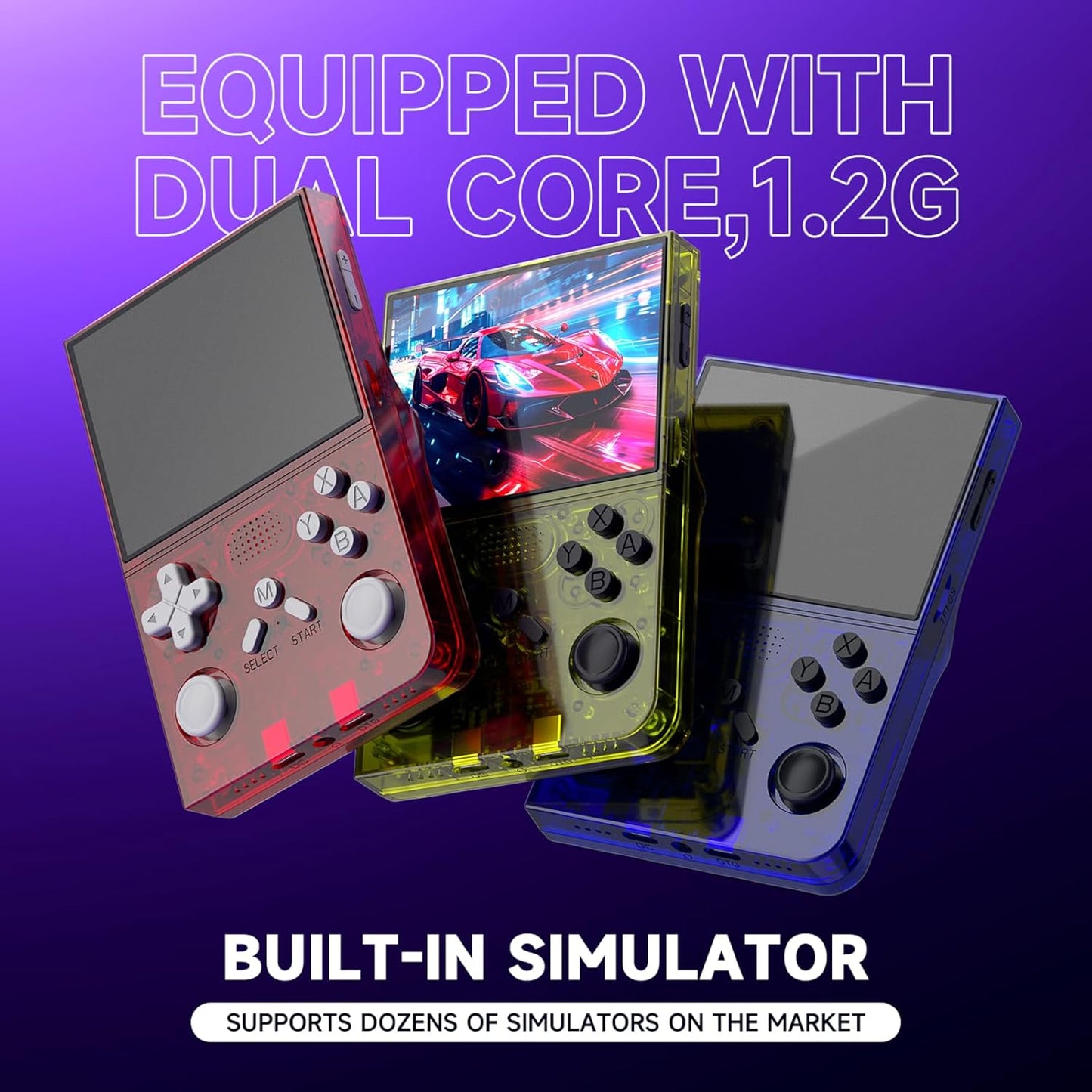 3.5" IPS Retro Game Console, Open Source, 128G