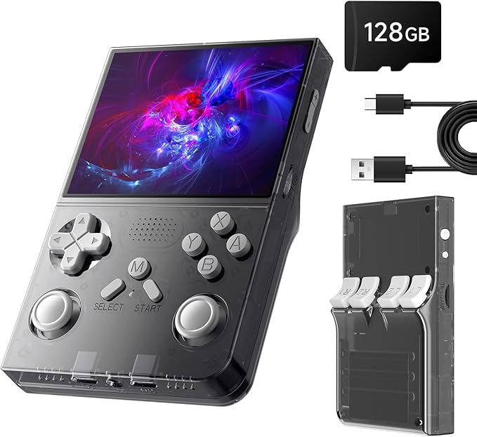 3.5" IPS Retro Game Console, Open Source, 128G