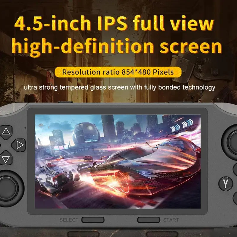 Compact Retro Game Console with Long Lasting Battery
